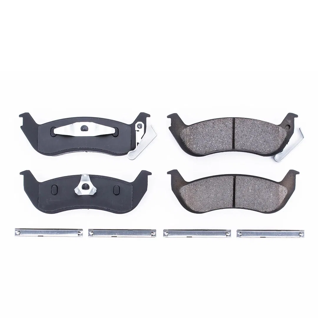 17-932 – POWERSTOP Brake Pad, FMSI Number D932 Ceramic Brake Pads Set Of 4 With Stainless Steel Hardware
